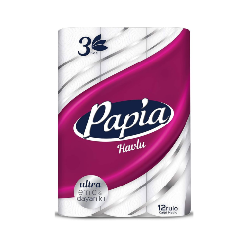 PAPIA PAQUETE DE 12-PACK DE PAPEL ULTRA ABSORBENTES