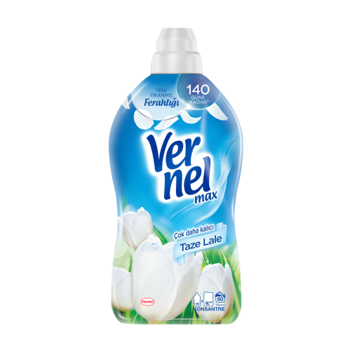 VERNEL MAX SUAVIZANTE 1440 ML TULIPÁN FRESCO