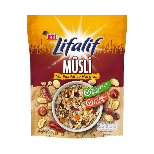 ETİ LİFALİF MUSLI CON DÁTIL - CACAHUETE 350GR