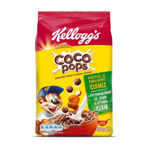 ÜLKER KELLOGG'S BOLAS DE COCO POPS 450 GR