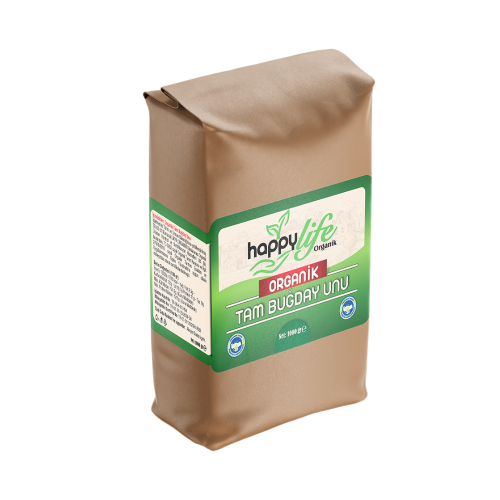 HAPPY LIFE HARINA DE TRIGO INTEGRAL ORGANIC 1000 GR