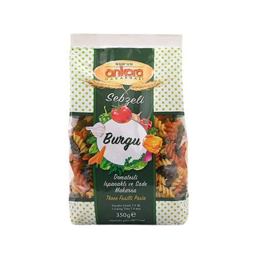 ANKARA PASTA BARRENA DE VERDURAS 350 GR