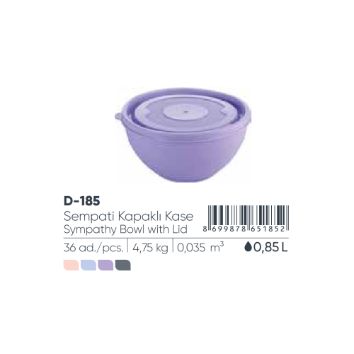 SYMPATYH CUENCO CON TAPA 850 ml