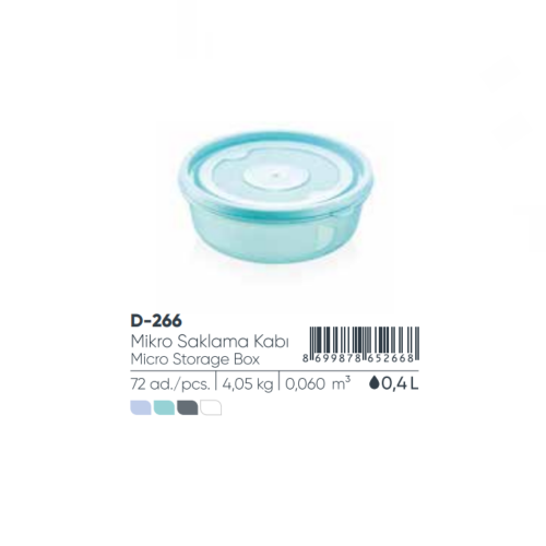 CAJA MICRO ALMACENAMIENTO 400 ml