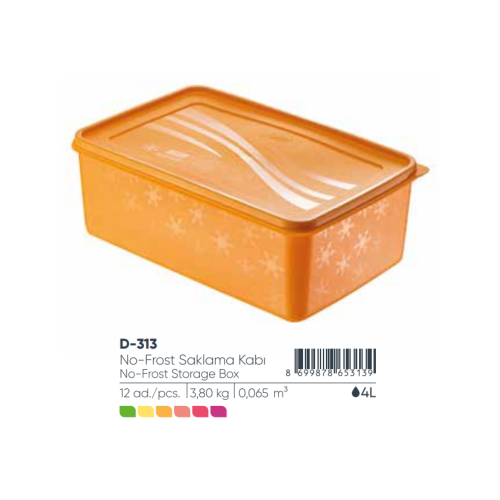 ALASKA CAJA DE ALMACENAMIENTO NO-FROST 4000 ml