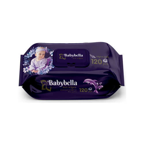 TOALLITAS HÚMEDAS BABYBELLA 120 PIEZAS (LABELLA)
