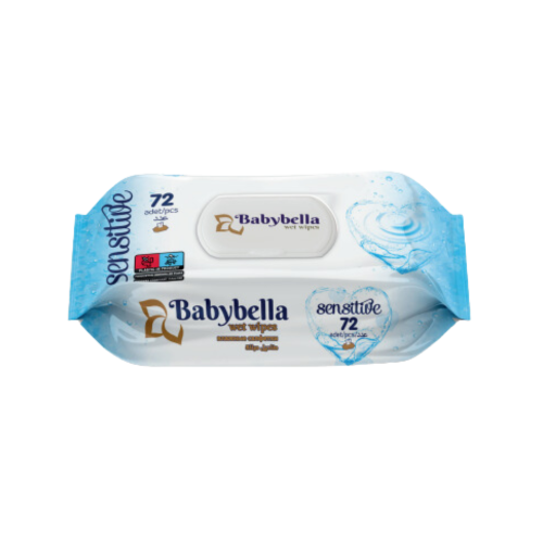 TOALLITAS HÚMEDAS BABYBELLA 72 PIEZAS (OCÉANO)