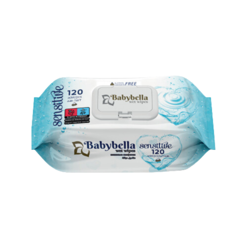 TOALLITAS HÚMEDAS BABYBELLA 120 PIEZAS (OCEAN)