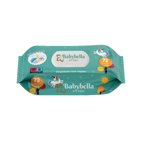TOALLITAS HÚMEDAS BABYBELLA 72 PIEZAS (FRESCAS)