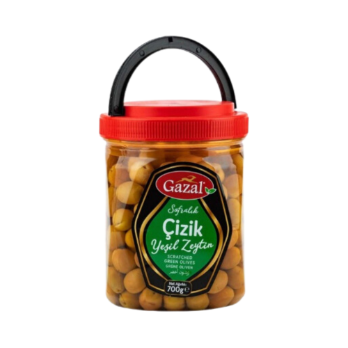 GAZAL 700 GR ACEITUNA VERDE RAYADO