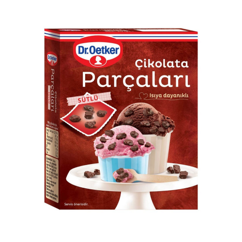 DR. OETKER TROZOS DE CHOCOLATE CON LECHE 70 GR