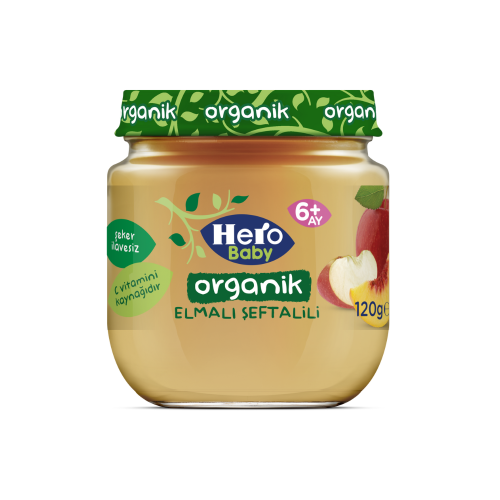 ÜLKER HERO BABY MANZANA ECOLÓGICA MELOCOTÓN 120GR
