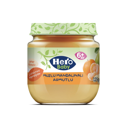 ÜLKER HERO BABY GRANO ECOLÓGICO PLÁTANO PERA 120GR