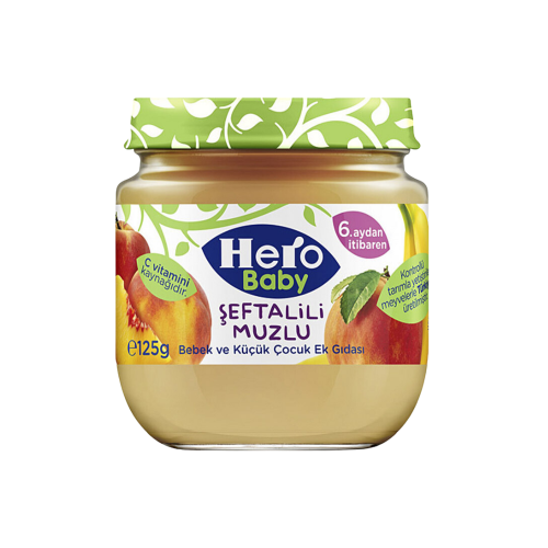 ÜLKER HERO BABY MELOCOTÓN&PLÁTANO 120GR