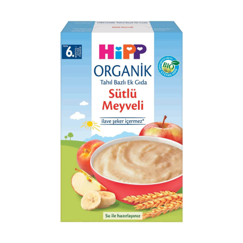 HIPP LECHE ECOLÓGICA GRANO DE FRUTA 250 GR