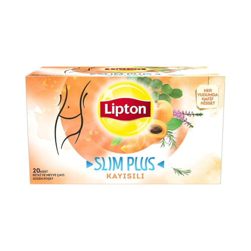 LIPTON SLIM PLUS ALBARICOQUE 20 PIEZAS