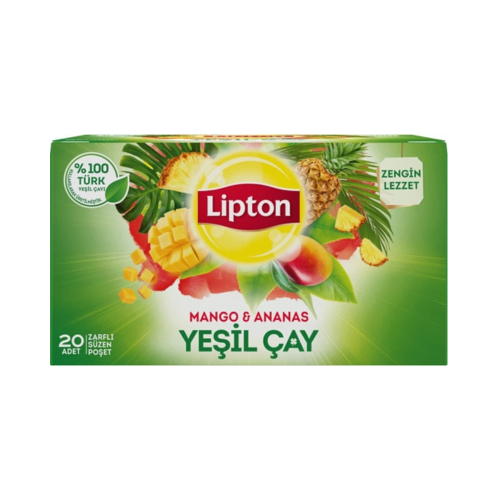 LIPTON MANGO PIÑA TÉ VERDE 20 PIEZAS