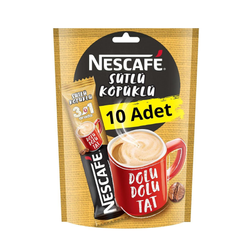 NESCAFÉ 3+1 ESPUMA DE LECHE - 10 PZ