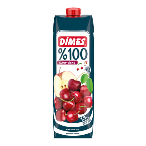 DİMES 1 LT TETRA 100% MANZANA Y CEREZA