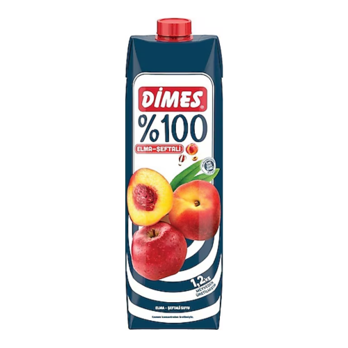 DİMES 1LT TETRA 100% MANZANA Y MELOCOTÓN