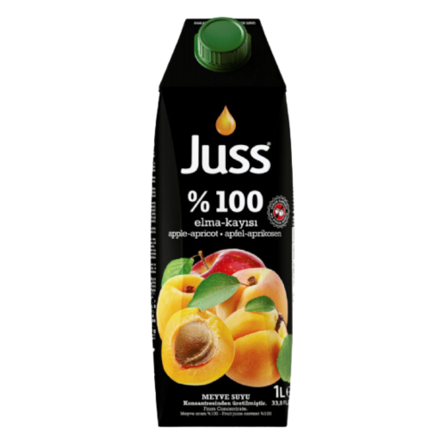 JUSS 1 LT 100% MELOCOTÓN DE MANZANA