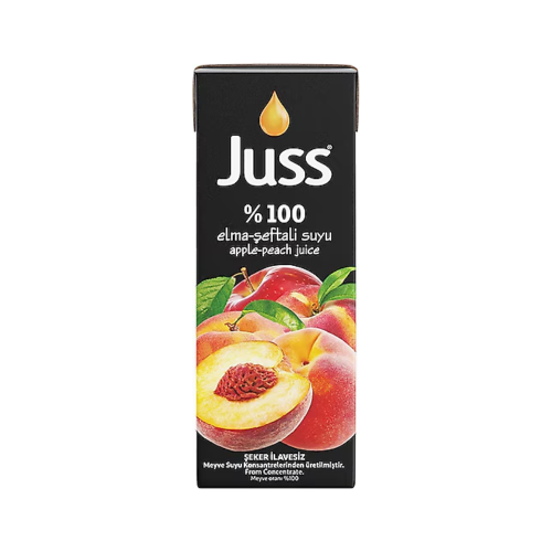 JUSS SLIM 200 ML 100% MELOCOTÓN MANZANA