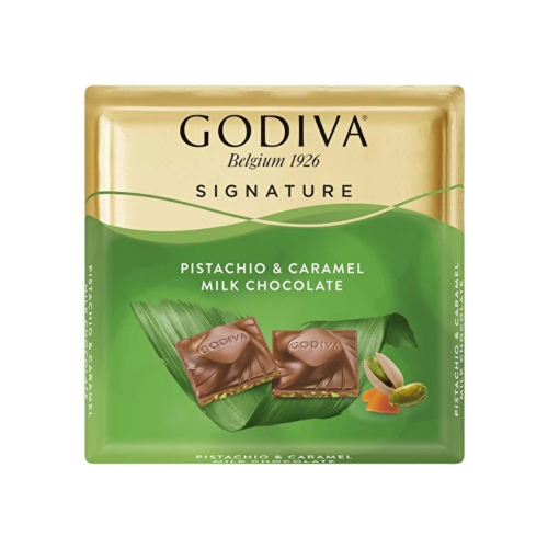 ÜLKER GODIVA PISTACHO CARAMELO CHOCOLATE 60GR