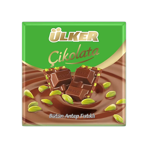 ÜLKER PISTACHO CHOCOLATE CUADRADO 65 GR