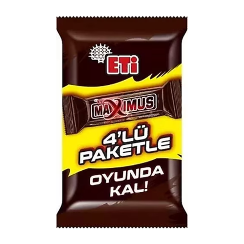 ETI MAXIMUS CON PISTACHO 4 PIEZAS 144GR