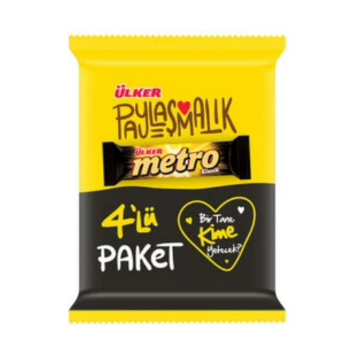 ÜLKER METRO 4 PIEZAS 144 GR