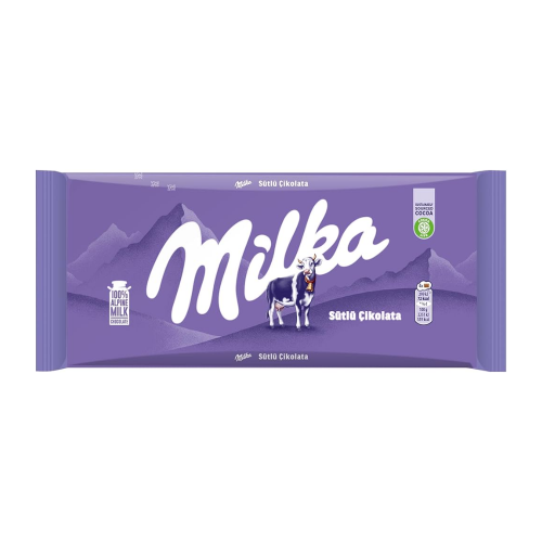 MILKA 80 GR CON LECHE Y CHOCOLATE