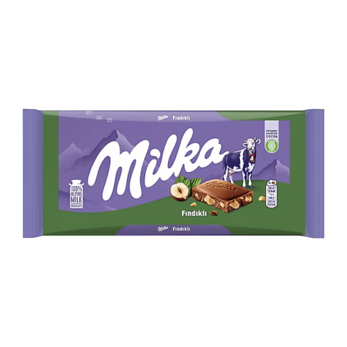 MILKA 80 GR CON AVELLANA Y CHOCOLATE