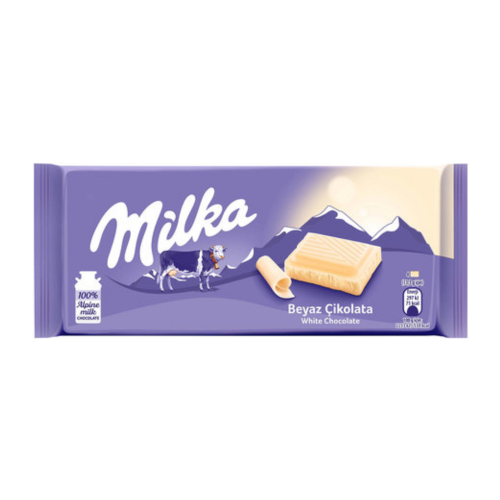 MILKA 80 GR CHOCOLATE BLANCO