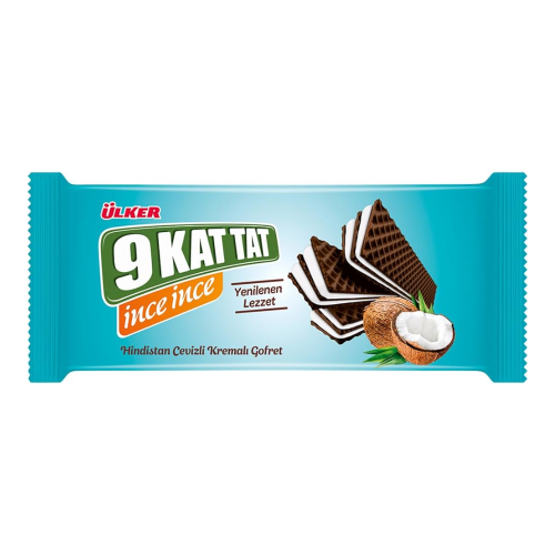ÜLKER 9 KAT TAT WAFER CREMA DE COCO 114GR
