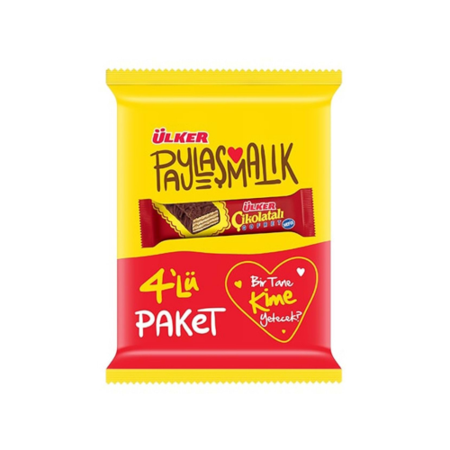 CHOCOLATE ÜLKER 4 PIEZAS 144GR