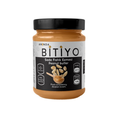 BİTİYO 325 GR MANTEQUILLA DE CACAHUETE CON MIEL Y TROZOS DE CACAO