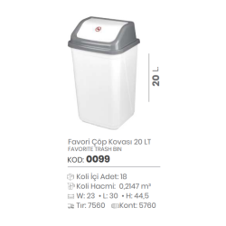 Cubo favorito de 20 litros