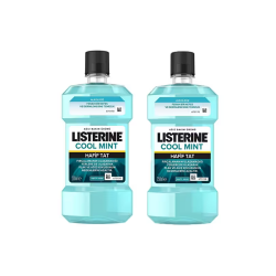 LISTERINE MENTA FRÍA 250+250 ML SABOR SUAVE