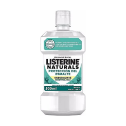 LISTERINE NATURALS ESMALTE PROTECTOR AGUA DE CUIDADO BUCAL 500ML