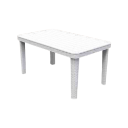 90*150 ECO ELEGANTE MESA SIN VIDRIO RADDAN