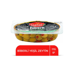 GAZAL 170 GR ACEITUNA VERDE WİTH PIMIENTO